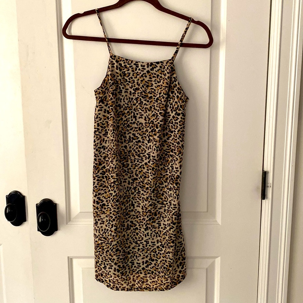Japna - lined mini dress with adjustable straps
